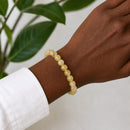 Citrine Beaded Bracelet 8mm