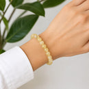 Citrine Beaded Bracelet 8mm