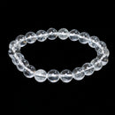Clear Quartz Beaded Bracelet 8mm