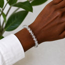 Clear Quartz Beaded Bracelet 8mm