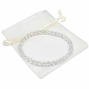 Clear Quartz - 4mm Beaded Bracelet