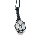Clear Quartz Healing Crystal Holder Necklace for Clarity & Positive Energy