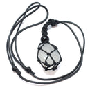 Clear Quartz Healing Crystal Holder Necklace for Clarity & Positive Energy