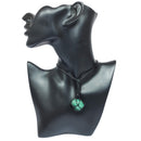 Green Aventurine Healing Crystal Holder Necklace for Luck & Prosperity