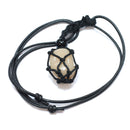 Moonstone Healing Crystal Holder Necklace for Healing & Emotional Balance