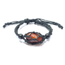 Carnelian Healing Crystal Holder Bracelet for Confidence & Motivation