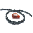 Carnelian Healing Crystal Holder Bracelet for Confidence & Motivation