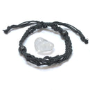 Clear Quartz Healing Crystal Holder Bracelet for Clarity & Positive Energy