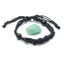 Green Aventurine Healing Crystal Holder Bracelet for Luck & Prosperity