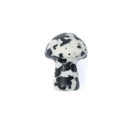 Healing Mini Mushroom Crystal - Snowflake Obsidian