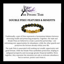 Attract & Protect Fortune - Gold Pixiu & Six True Words Obsidian Bracelet