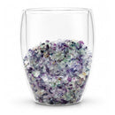 Spiritual Harmony & Balance Fluorite Crystal-Infused Drinking Glass – 350ml