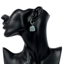 Fluorite Huggie Earrings – Focus, Flow, Aura Cleanse