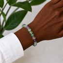 Fluorite Beaded Bracelet 8mm