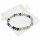 Fluorite - 4mm Beaded Bracelet