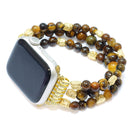 Gold Tiger's Eye Apple Watch Strap