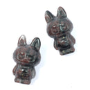 Labubu Garnet Crystal Carving – Passionate Energy & Playful Strength