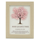 Tree of Life Gemstone Picture - Rose Quartz