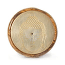 Buddha Head - Mango Wood Incense Stick & Cone Holder