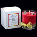 Gold, Frankincense & Myrrh - Crystal Infused Scented Candle