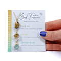 Interchangeable Healing Crystal Necklace - Good Fortune