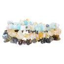 Good Luck Crystal Chip Bracelet Trio Set