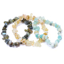 Good Luck Crystal Chip Bracelet Trio Set