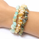 Good Luck Crystal Chip Bracelet Trio Set