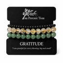 Gratitude - Affirmation Crystal Bracelet Trio Set