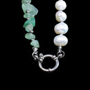 Prosperity & Harmony Green Aventurine & Freshwater Pearl Necklace