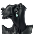 Green Aventurine Huggie Earrings – Abundance & Harmony