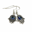 Hand of Hamsa Drop Earrings