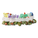 Heart Chakra Crystal Chip Bracelet Trio Set
