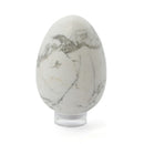 Howlite Crystal Egg for Calm, Patience & Inner Peace