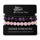 Inner Strength - Affirmation Crystal Bracelet Trio