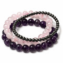 Inner Strength - Affirmation Crystal Bracelet Trio