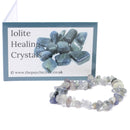 Iolite Stone Chip Bracelet