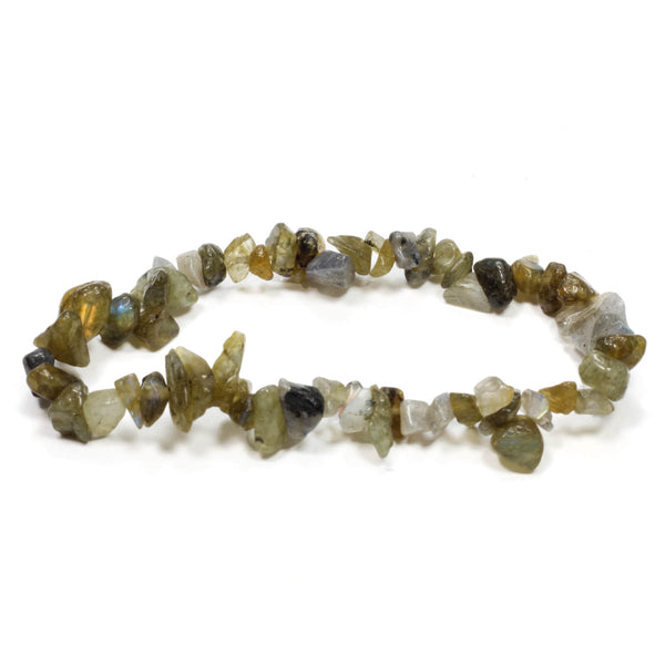 Labradorite Stone Chip Bracelet