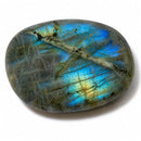 Labradorite Flat Stone – Protection, Intuition & Transformation