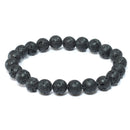 Lava Stone Beaded Bracelet 8mm