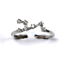 Leo Constellation Adjustable Ring