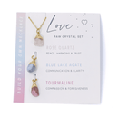 Interchangeable Healing Crystal Necklace - Love