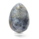 Moss Agate Crystal Egg for Growth, Balance & New Beginnings