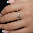 Joy & Balance - Coloured Tourmaline 3mm Crystal Bead Ring