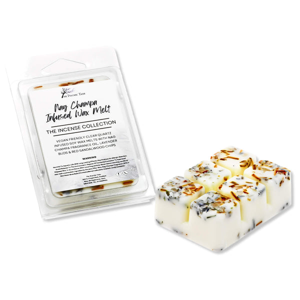 Nag Champa Crystal Infused Scented Wax Melts - The Incense Collection