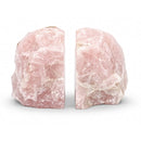 Rose Quartz Bookends (2269g)