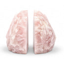 Rose Quartz Bookends (2147g)