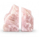 Rose Quartz Bookends (2152g)