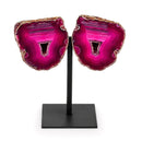 Agate Geode Crystal Butterfly (917g)