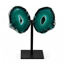 Agate Geode Crystal Butterfly (1103g)